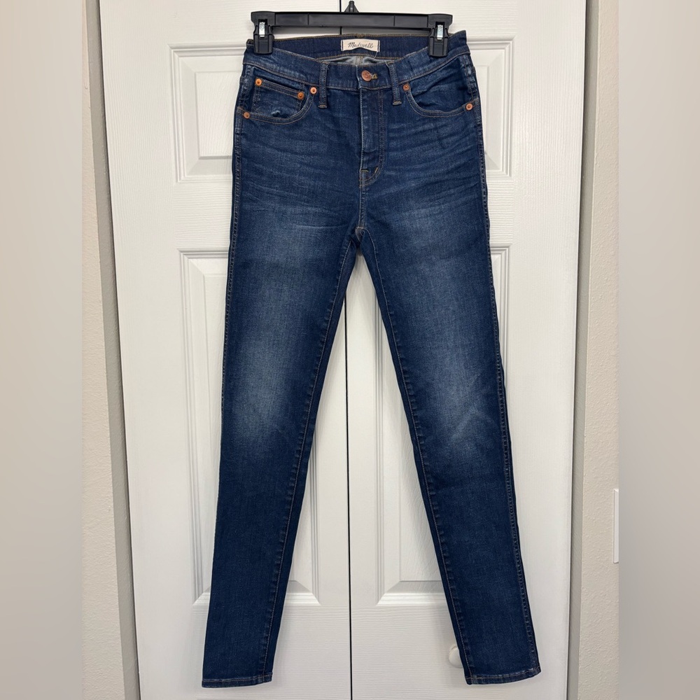 Madewell Dark Wash Skinny Jeans Size 28 Tall 9" Inseam